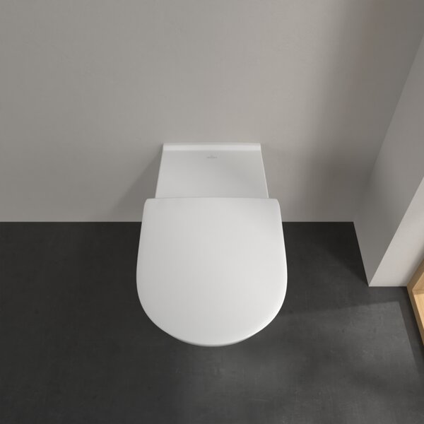 Villeroy & Boch ViCare - Závesné WC, s DirectFlush, Rimless, alpská biela 4601R001