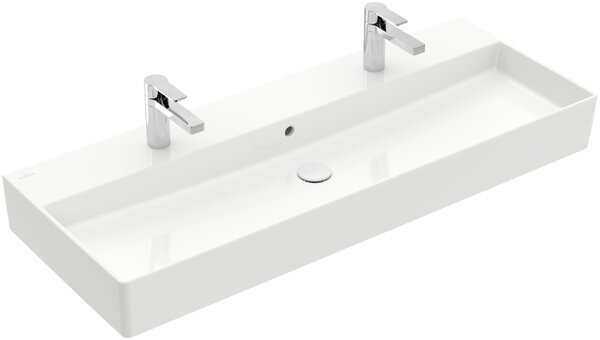 Villeroy & Boch Memento 2.0 - Umývadlo 1200x470 mm, s prepadom, alpská biela CeramicPlus 4A22C4R1