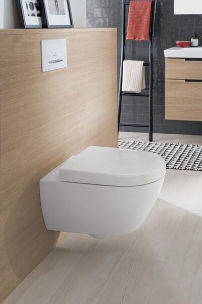 Villeroy & Boch Subway 2.0 - Závesné WC, Rimless, s DirectFlush, alpská biela CeramicPlus 5614R0R1