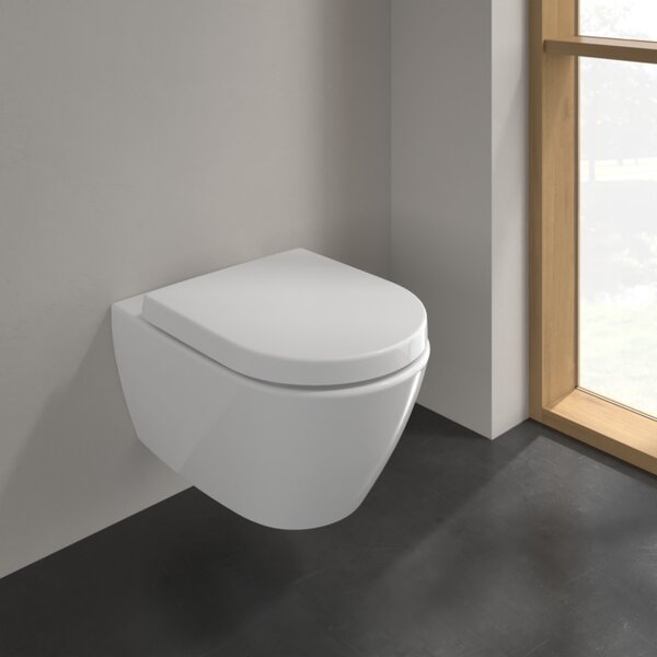 Villeroy & Boch Subway 2.0 - Závesné WC, Rimless, s DirectFlush, alpská biela CeramicPlus 5614R0R1