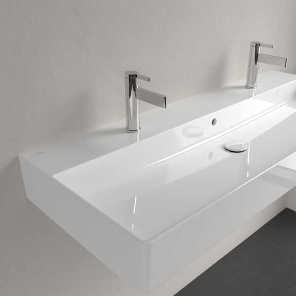 Villeroy & Boch Memento 2.0 - Umývadlo 1200x470 mm, s prepadom, alpská biela CeramicPlus 4A22C4R1