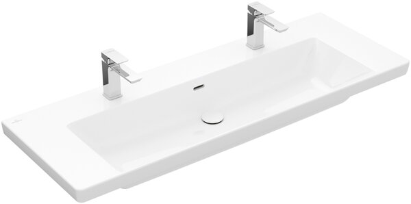 Villeroy & Boch Subway 3.0 - Umývadlo na skrinku 1300x475 mm, s prepadom, alpská biela 4A70D401