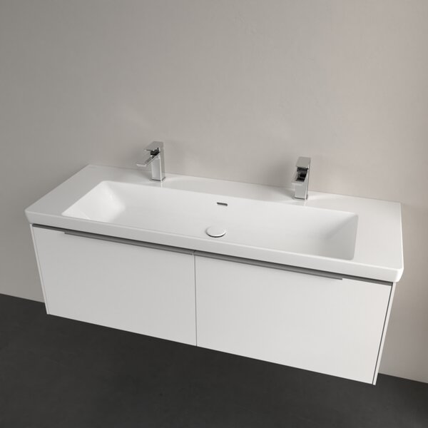 Villeroy & Boch Subway 3.0 - Umývadlo na skrinku 1300x475 mm, s prepadom, alpská biela 4A70D401