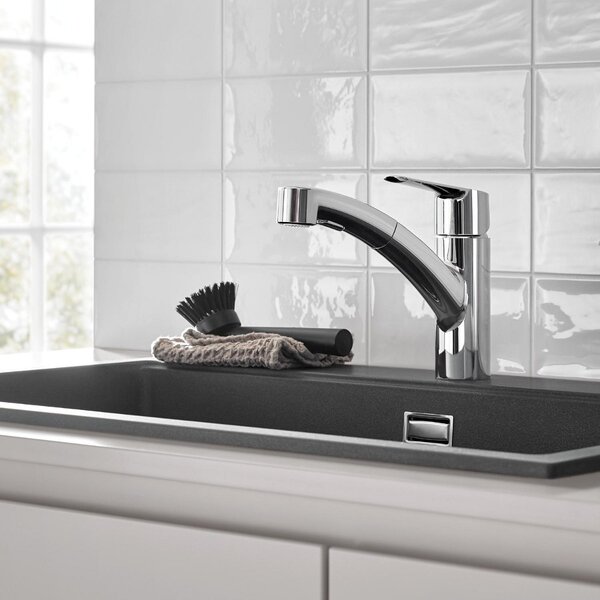 GROHE Start - Páková drezová batéria s výsuvnou sprchou, chróm 30307001