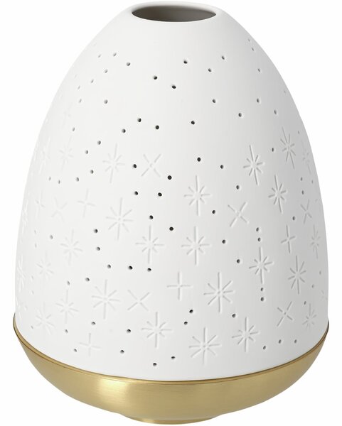 Porcelánový svícen Brass/Stars