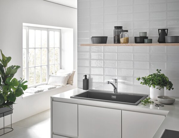 GROHE Start - Páková drezová batéria s výsuvnou sprchou, chróm 30307001