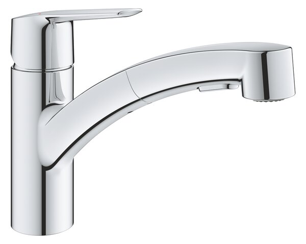 GROHE Start - Páková drezová batéria s výsuvnou sprchou, chróm 30307001