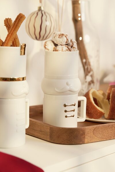 Vánoční set porcelánových hrnků Nutcracker Linus