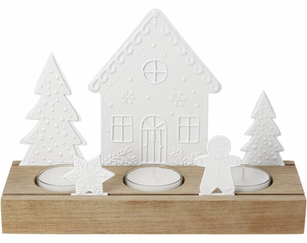 Vánoční svícen Gingerbread Village