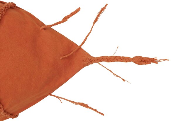 MUZZA Detský puf rraco oranžový