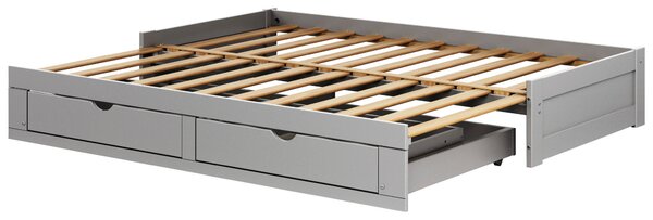POSTEĽ S VÝSUVNÝM LÔŽKOM 200/90/180 cm, P & B - Detské izby, Online Only