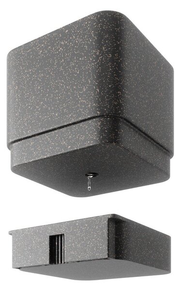 Závesné plastové kvetináče na bylinky v súprave 4 ks Cubiko – Umbra