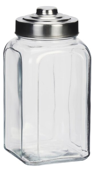 Sklenená nádoba Steel Lid 2 l