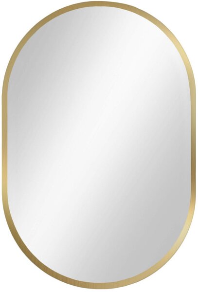 Baltica Design Tiny Border Pastille zrkadlo 40x95 cm oválne zlatá 5904107904900