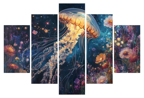 Obraz - Magická medúza (150x105 cm)