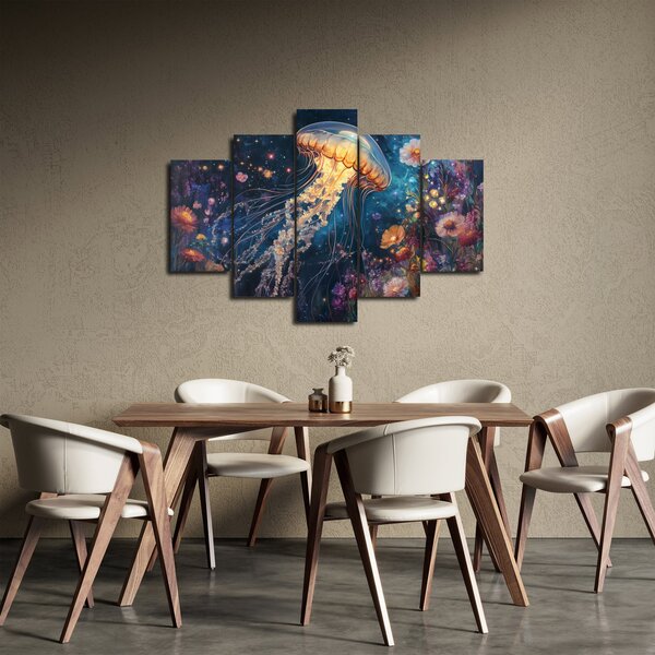 Obraz - Magická medúza (150x105 cm)
