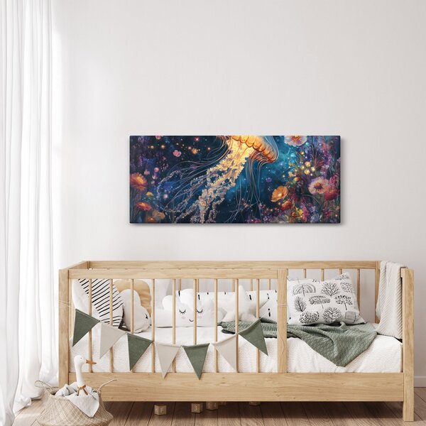 Obraz - Magická medúza (120x50 cm)
