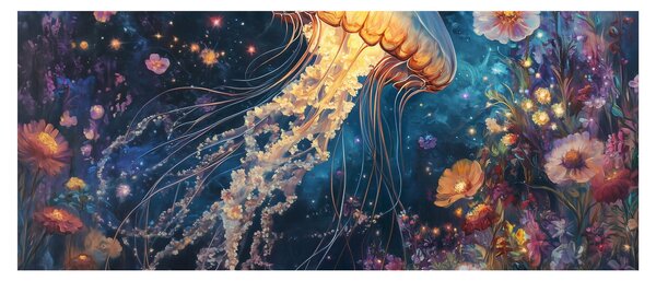 Obraz - Magická medúza (120x50 cm)