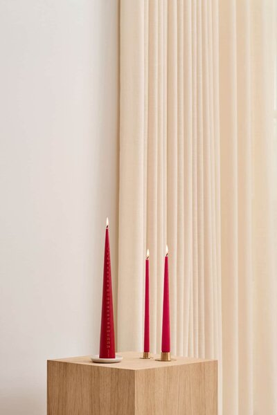 Sviečka Taper 32 cm – 36 Winter Berry Matt – sada 2 ks