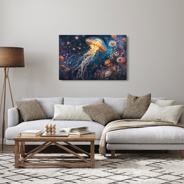 Obraz - Magická medúza (90x60 cm)