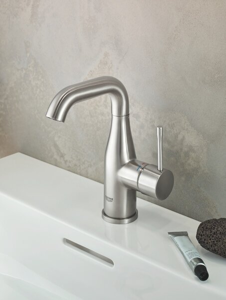 GROHE Essence Professional - Páková umývadlová batéria, veľkosť M, supersteel 24173DC1