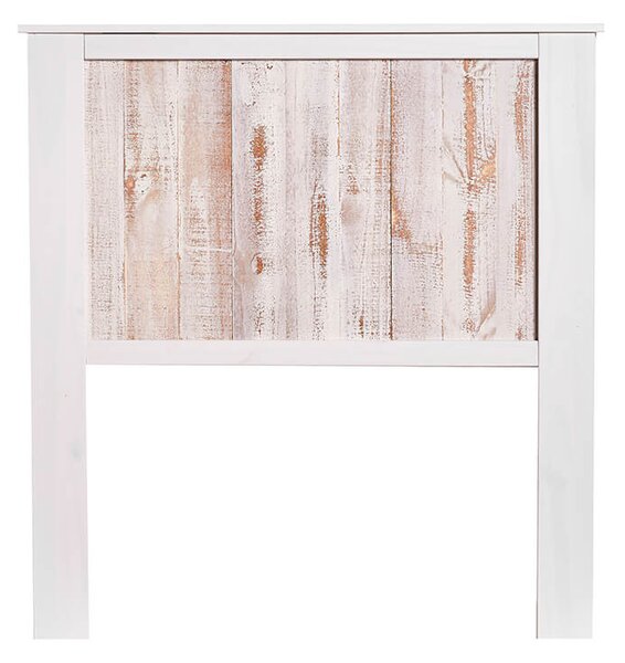 MUZZA Čelo postele lora 104 x 110 cm biele