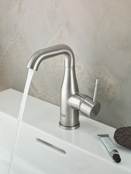 GROHE Essence Professional - Páková umývadlová batéria, veľkosť M, supersteel 24173DC1