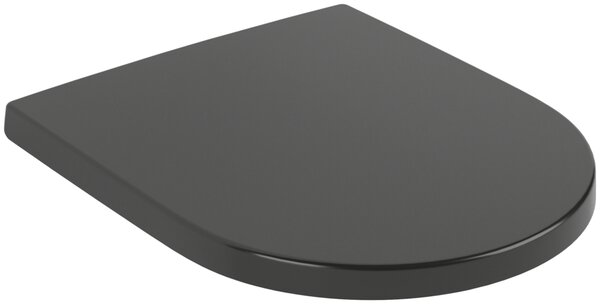 Villeroy & Boch Subway 3.0 - WC sedátko s poklopom QuickRelease SoftClosing, Pure Black 8M42S1R7