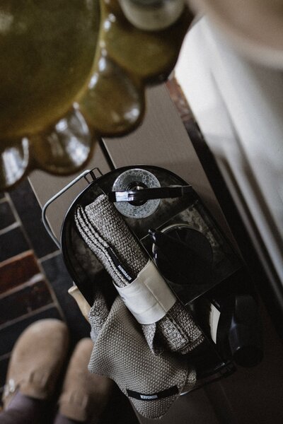 Plechový úložný box System Bucket Matte Black
