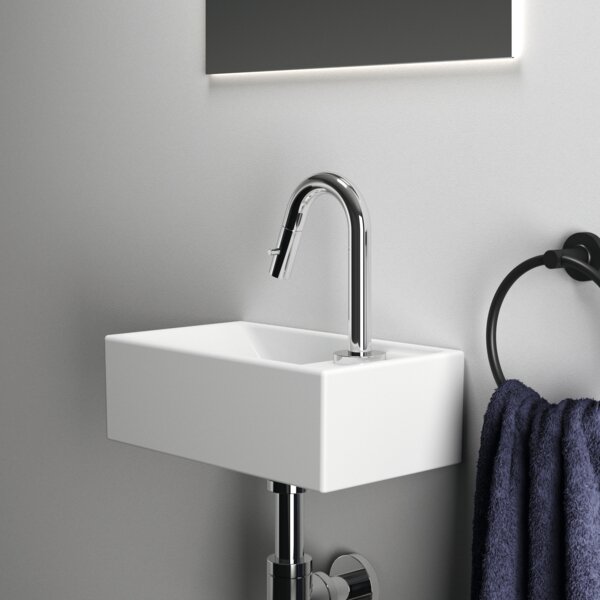 Ideal Standard i.life S - Umývadielko 370x210 mm, otvor vpravo, biela E211201