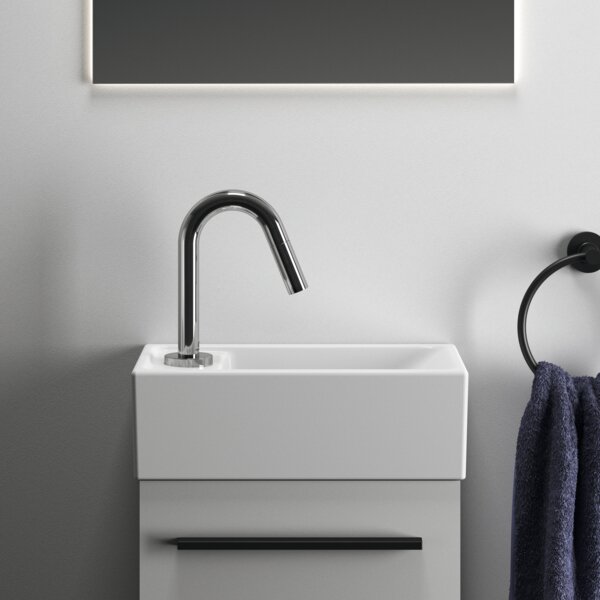Ideal Standard i.life S - Umývadielko 370x210 mm, otvor vľavo, biela E211301