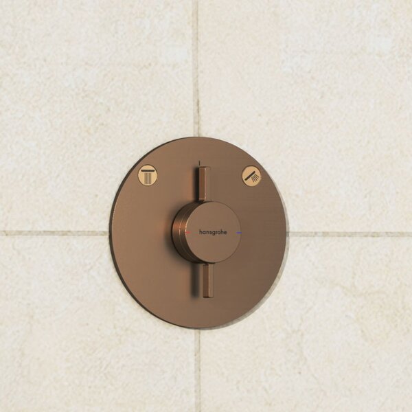 Hansgrohe set 24 - Sprchový systém pod omietku, komplet, kartáčovaný bronz