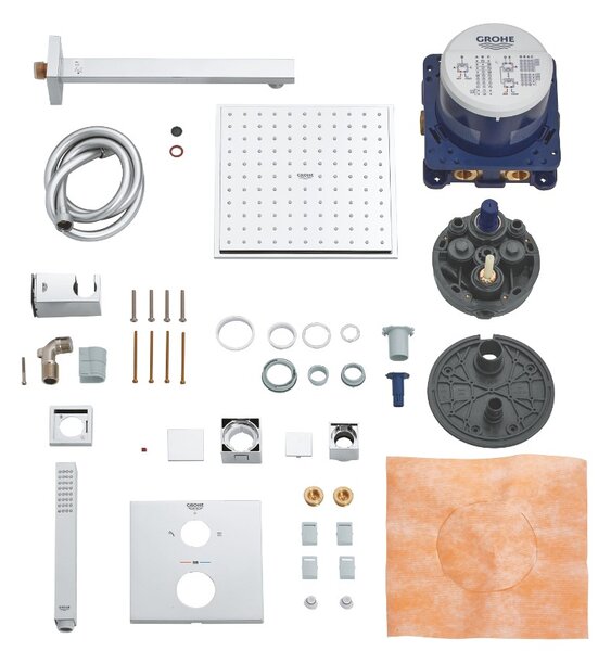 GROHE Grohtherm Cube - Sprchový set pod omietku, chróm