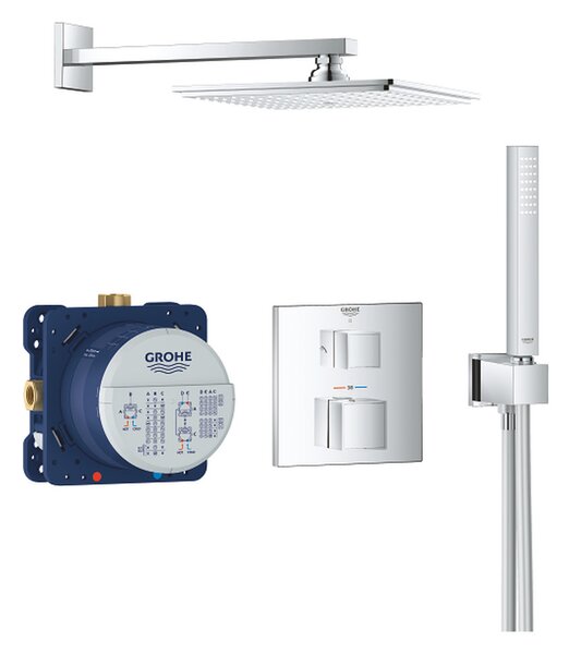GROHE Grohtherm Cube - Sprchový set pod omietku, chróm