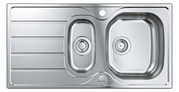 GROHE K200 - Nerezový kuchynský drez, kartáčovaná nerezová oceľ 31564SD1