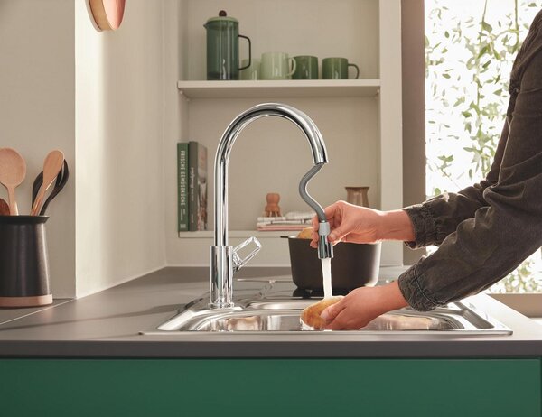 GROHE K200 - Nerezový kuchynský drez, kartáčovaná nerezová oceľ 31564SD1