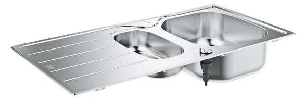 GROHE K200 - Nerezový kuchynský drez, kartáčovaná nerezová oceľ 31564SD1