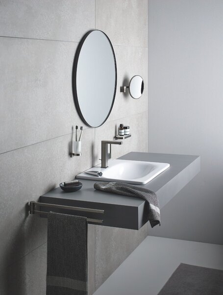 GROHE Selection - Kozmetické zrkadlo, kartáčovaný Hard Graphite 41077AL0