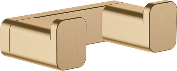Hansgrohe AddStoris Q - Dvojitý háčik, kartáčovaný bronz 41755140