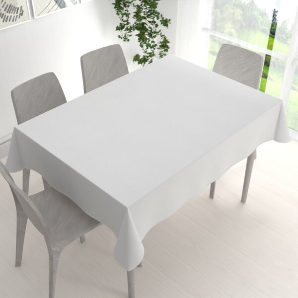 Biante Dekoračný obdĺžnikový obrus BKU-112 Dymovo biely 50x100 cm