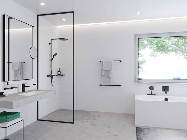 Hansgrohe AddStoris Q - Držiak na uterák, chróm 41747000