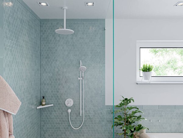 Hansgrohe AddStoris Q - Košík do rohu, chróm 41741000