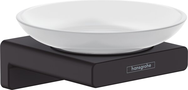 Hansgrohe AddStoris Q - Miska na mydlo, matná čierna 41746670
