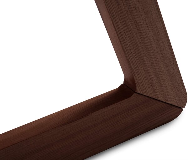 MUZZA Rozkladací jedálenský stôl Austin 130 (230) x 130 cm hnedý