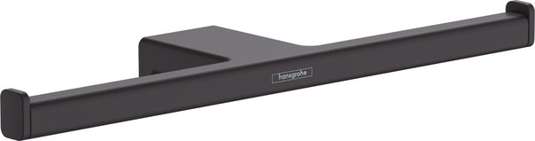 Hansgrohe AddStoris Q - Držiak na toaletný papier dvojitý, čierna matná 41748670