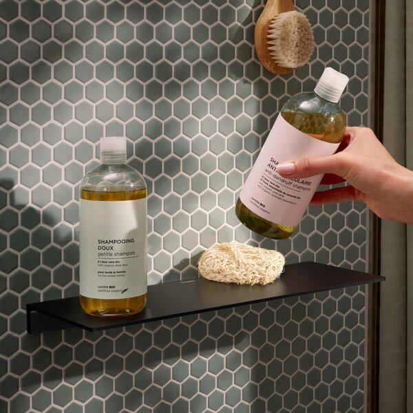 Hansgrohe AddStoris S - Polička 400 mm, čierna matná 41794670