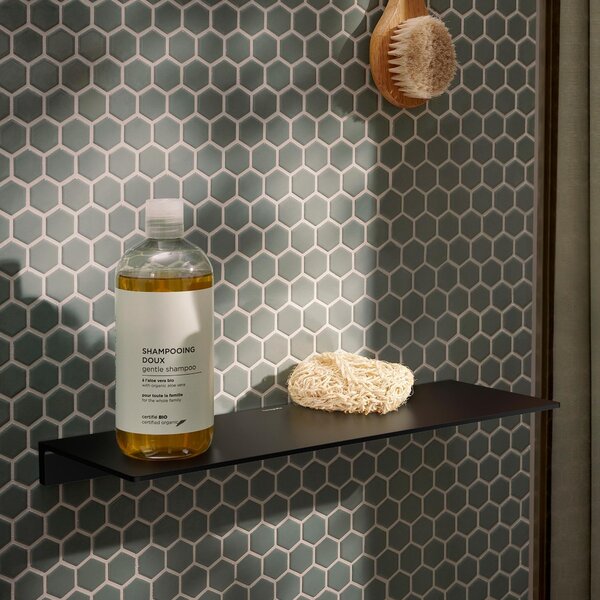Hansgrohe AddStoris S - Polička 400 mm, čierna matná 41794670