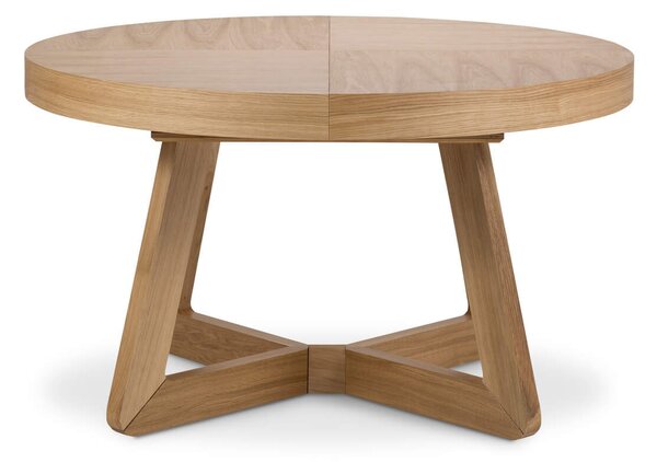 MUZZA Rozkladací jedálenský stôl Austin 130 (230) x 130 cm prírodný