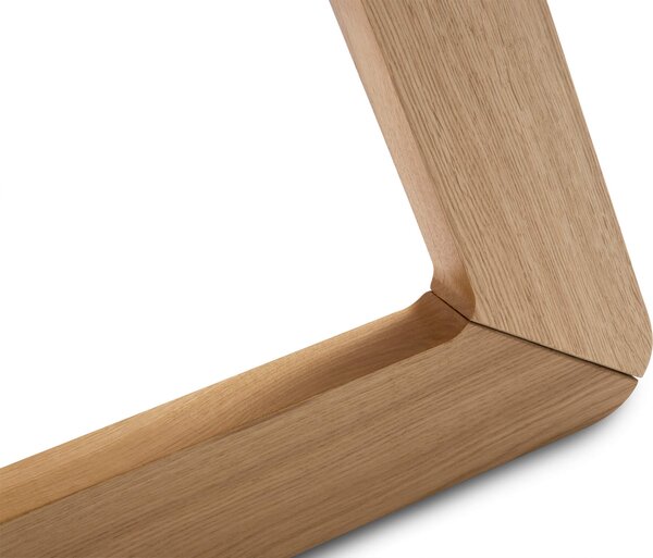 MUZZA Rozkladací jedálenský stôl Austin 130 (230) x 130 cm prírodný