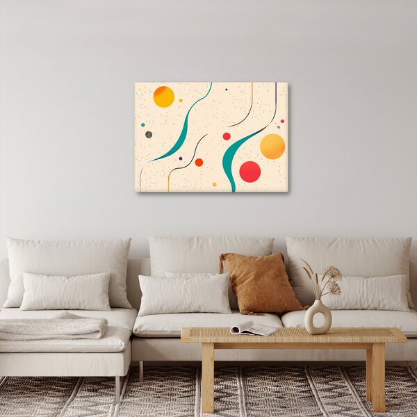 Obraz - Minimalistická farebná ilustrácia (70x50 cm)